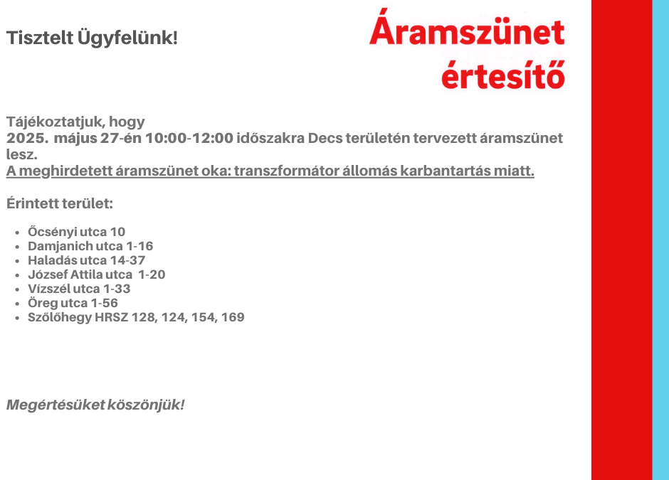 Áramszünet