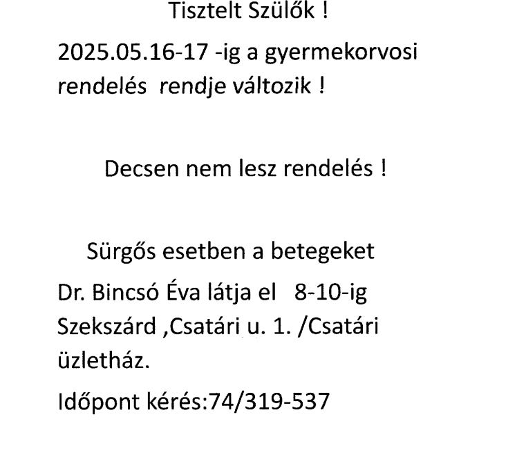 Tájékoztatás