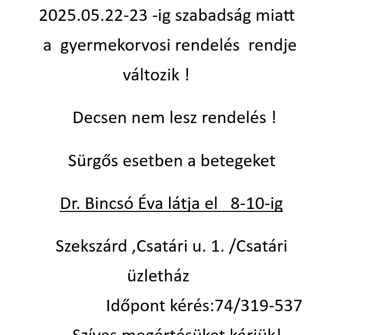Tájékoztatás