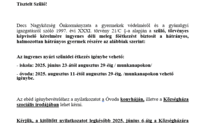 Tájékoztatás