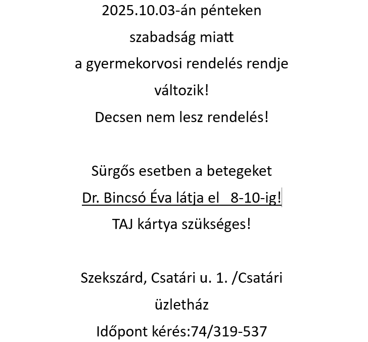 Tájékoztatás