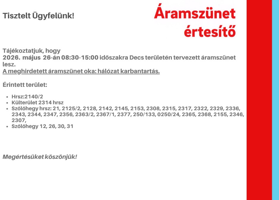 Áramszünet