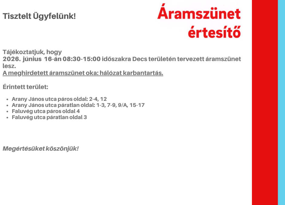 Tájékoztatás