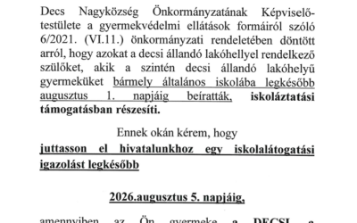 Tájékoztatás