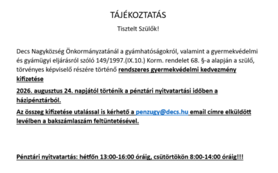 Tájékoztatás